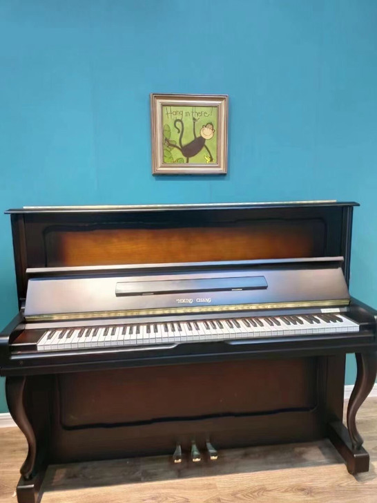 孩子放弃学琴了低价转让韩国三益钢琴，外观几...