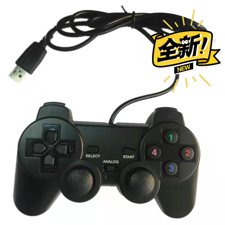 有线USB接口手柄适配pc电脑月光宝盒游戏...