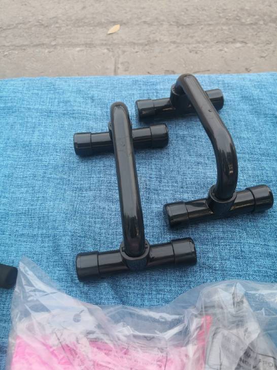 U型俯卧撑支架俄挺辅助健身轮腹肌速成神器材...