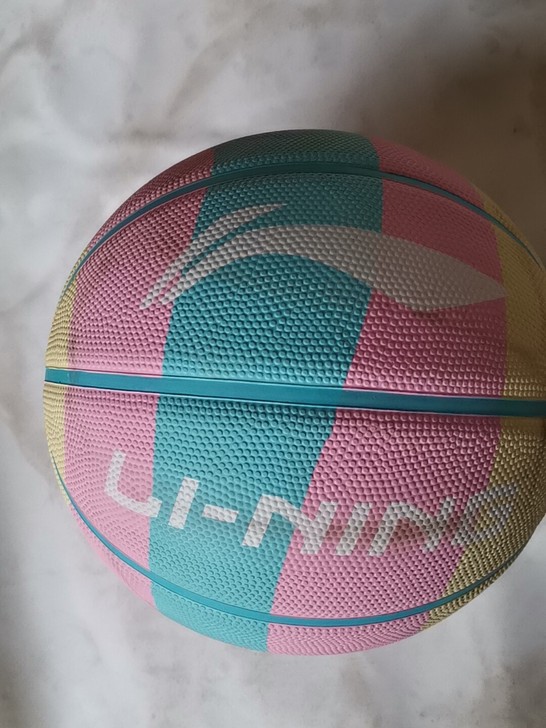 李宁篮球 室外室内7号橡胶篮球