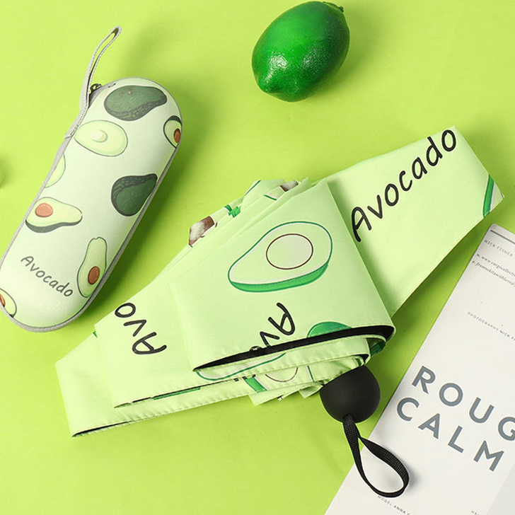 太阳伞小巧便携迷你五折伞防晒防紫外线晴雨两...