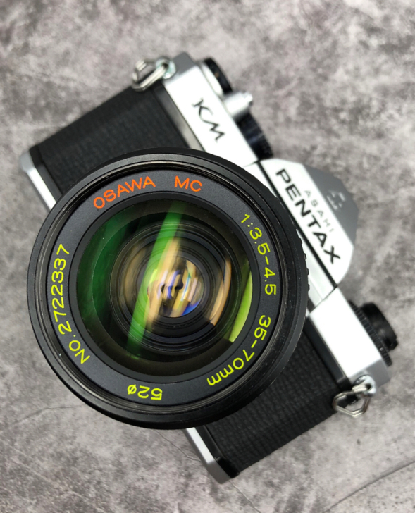 宾得KM 机械胶片 套机 pentax km