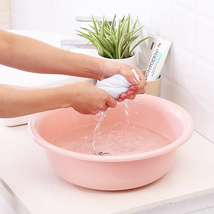 塑料水桶手提加厚洗衣桶家用多功能储水桶圆形...