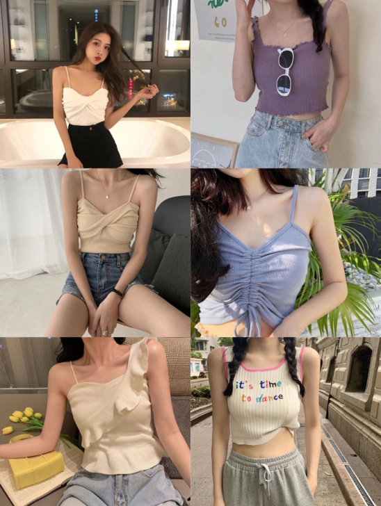 【福利派送】针织背心女外穿夏季美背v领设计...