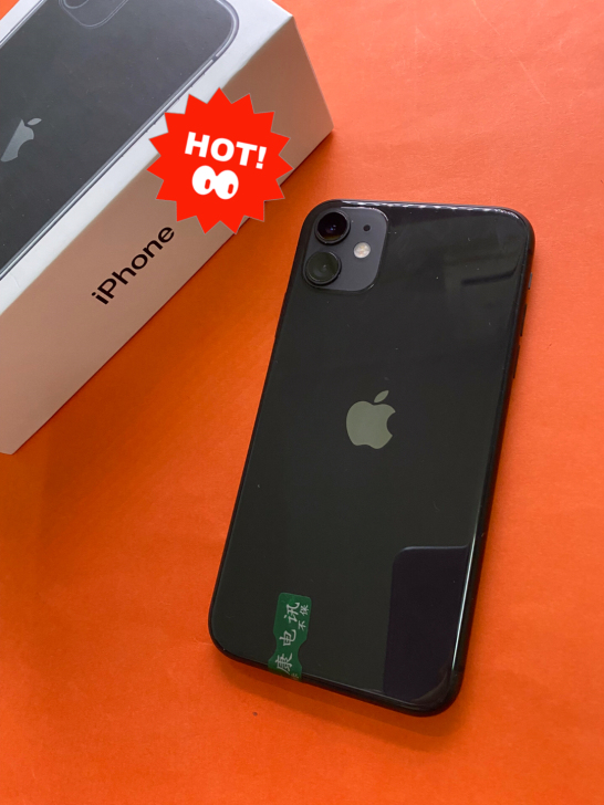 iPhone11黑色64G全原装苹果11美...