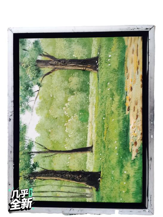 现代简约装饰风景装饰画 工艺：手绘 画芯材...