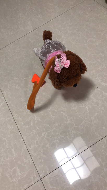 宝宝电动玩具宠物泰迪，会唱歌，会摇头，会走...