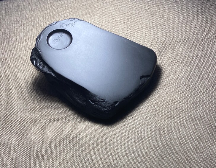 老坑歙砚 水舷坑水波纹