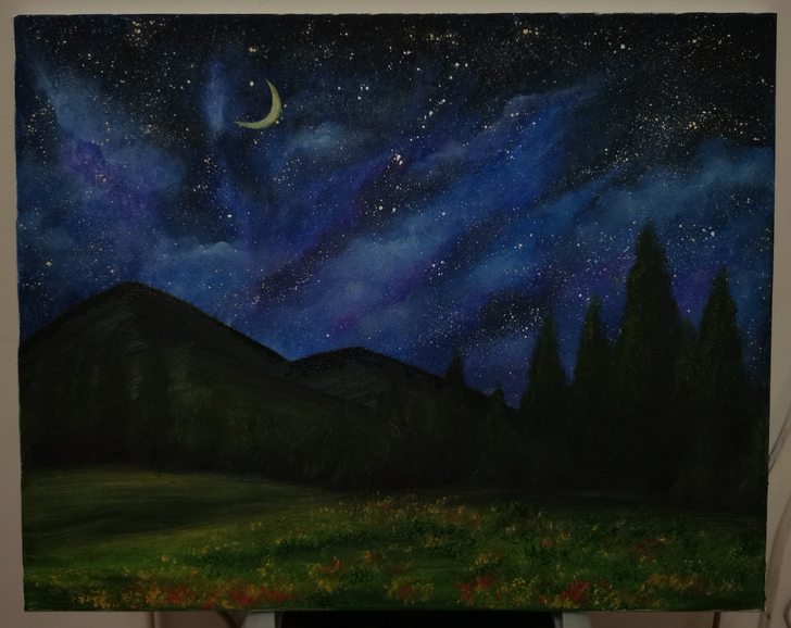 手绘油画