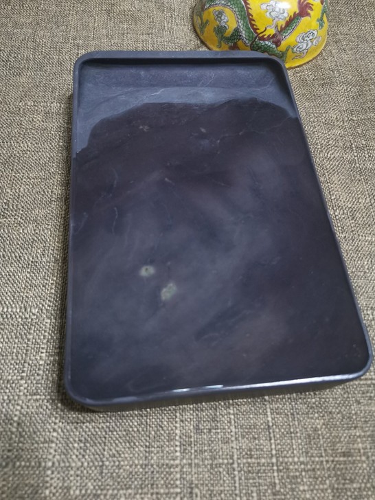 端砚，坑仔岩，天青浮云老料。雲纹砚。