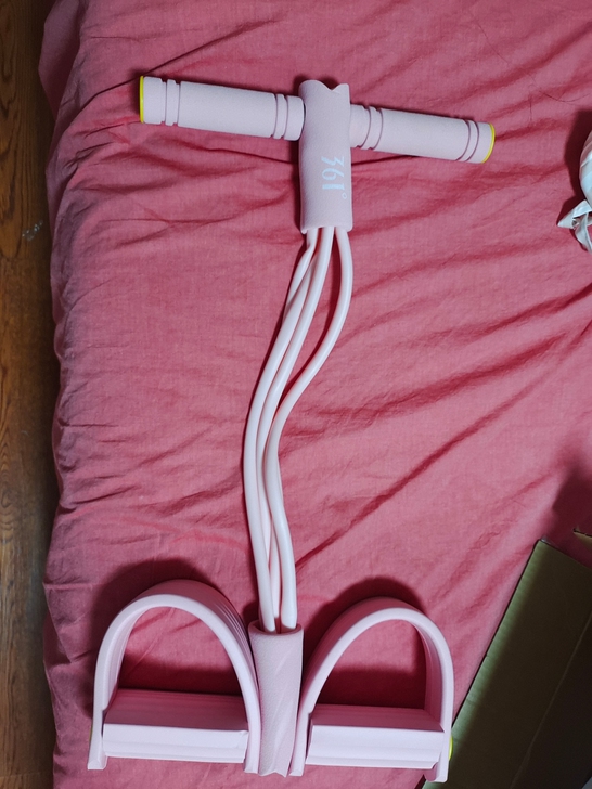 361度脚蹬拉力器仰卧起坐，买来只用了一次...