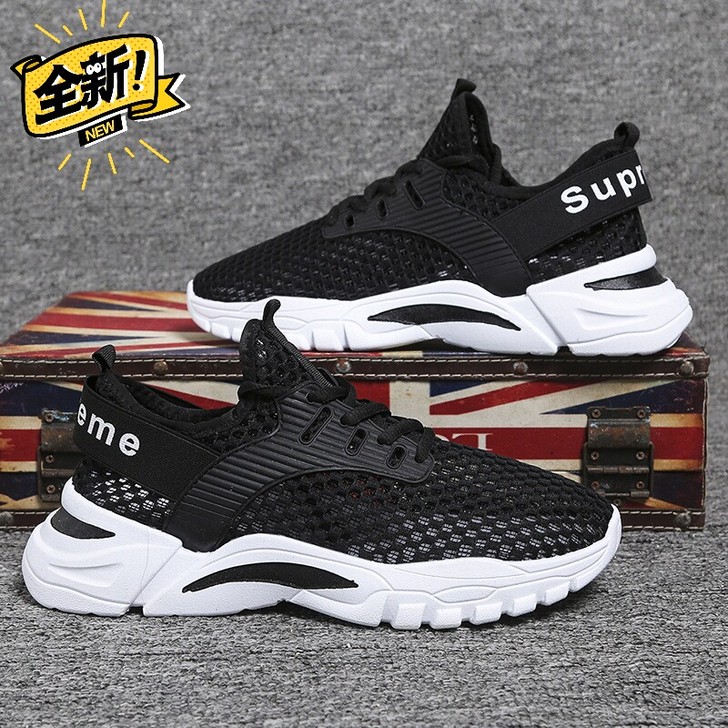 男鞋2021春季新款休闲运动鞋潮流流行软底...