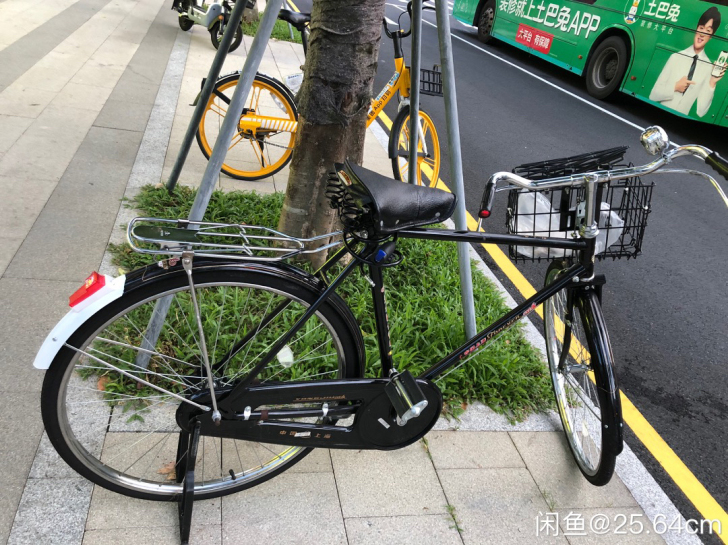 28寸永久自行车九成新，因购电动车闲置，只...