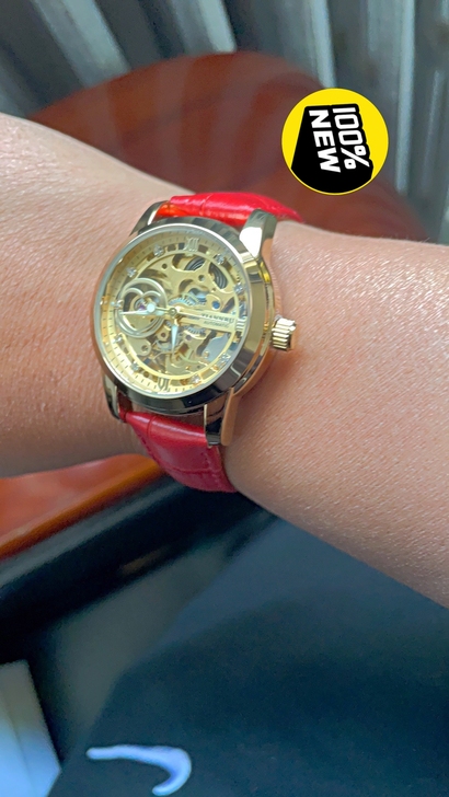 朋友表店破产，入手了一批全新镂空全自动手表