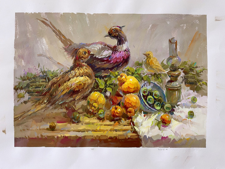 色彩 水粉画成品作品 精品画 色彩 水粉画...