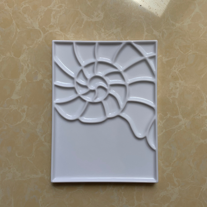 小海螺仿陶瓷调色盘 （赔钱清仓）