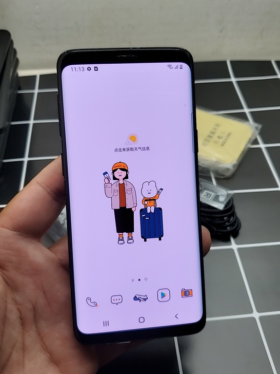 手机成色小花原装机 三星S8