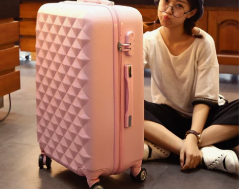 北爱棱格旅行箱包拉杆箱万向轮行李箱子母箱密...