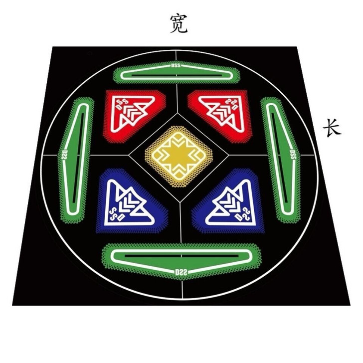 E舞成名跳舞毯标准尺寸1.4米77元，工厂...