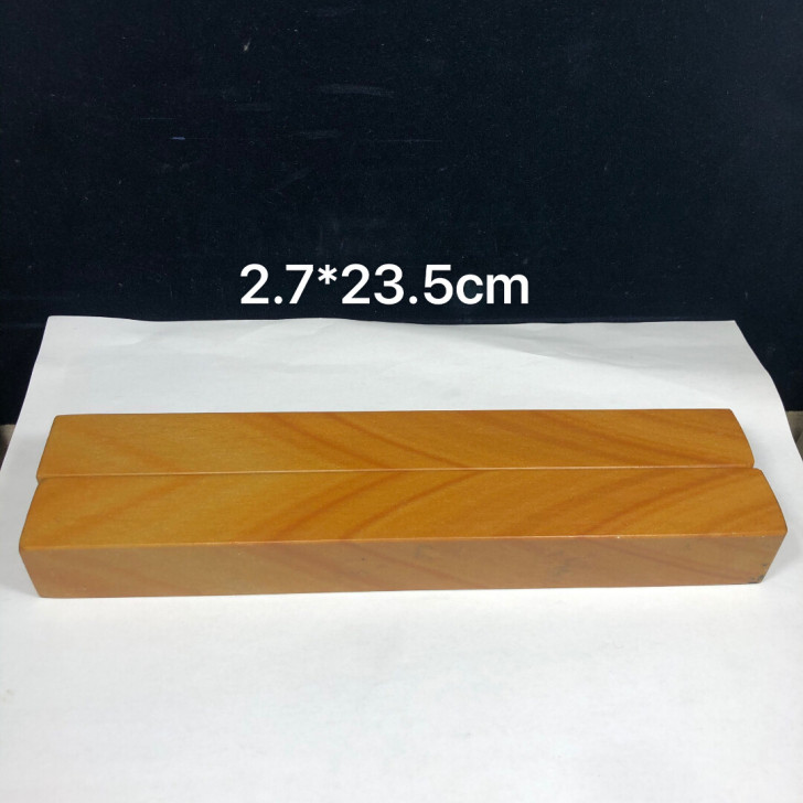 青田石镇纸一对