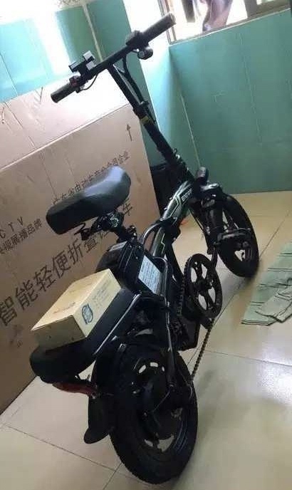 【顺丰包邮】美国英格威折叠电动自行车代驾电...