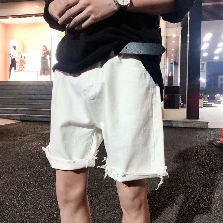 短裤男潮宽松五分裤夏季休闲ins潮牌5分裤...
