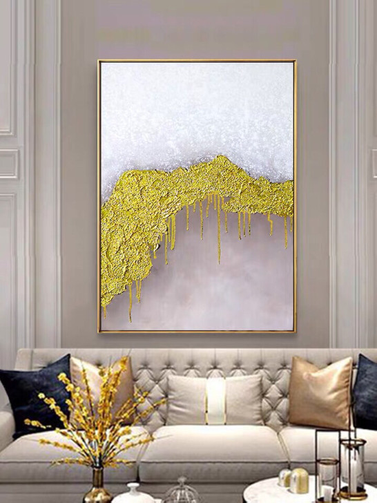 工艺：手绘 画芯材质：油画布 图片形式：立...