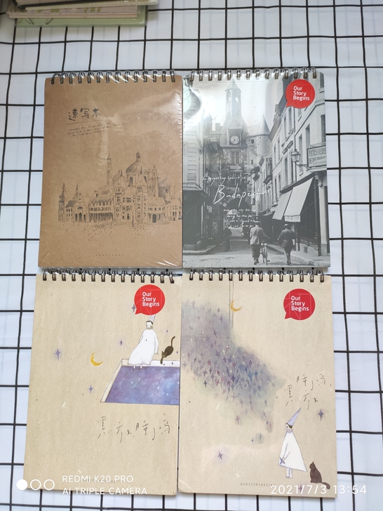 全新B5上翻线圈森元素速写本,10元一本,...