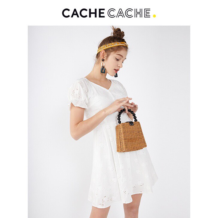 CacheCache超仙连衣裙2019夏新...