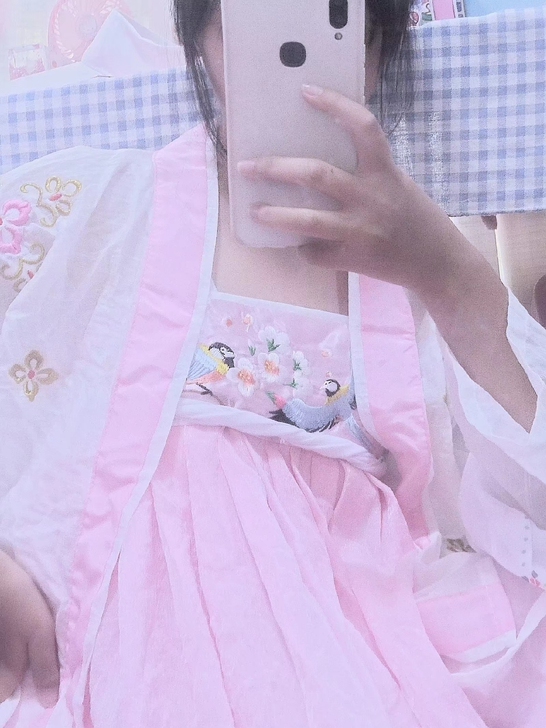 出汉服女古装改良汉元素秋水齐胸襦裙 以前买...