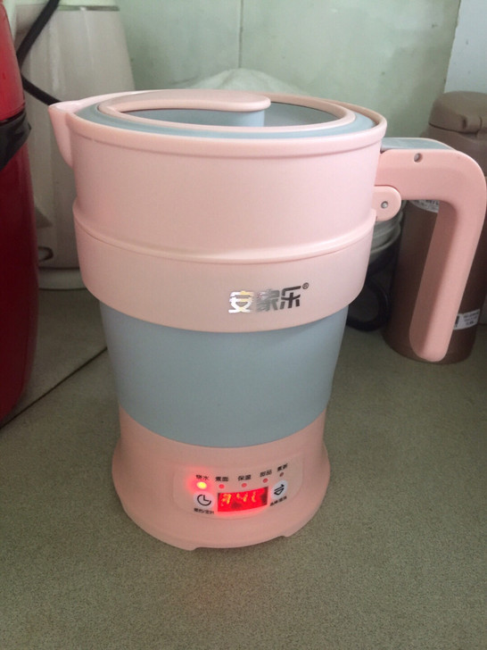 700毫升便携折叠电热水壶 烧水保温家用迷...