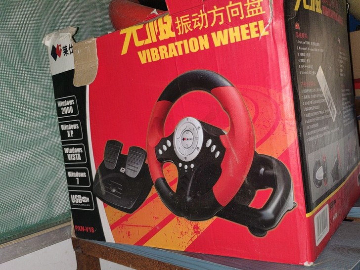 莱仕达无极方向盘，闲置多年。