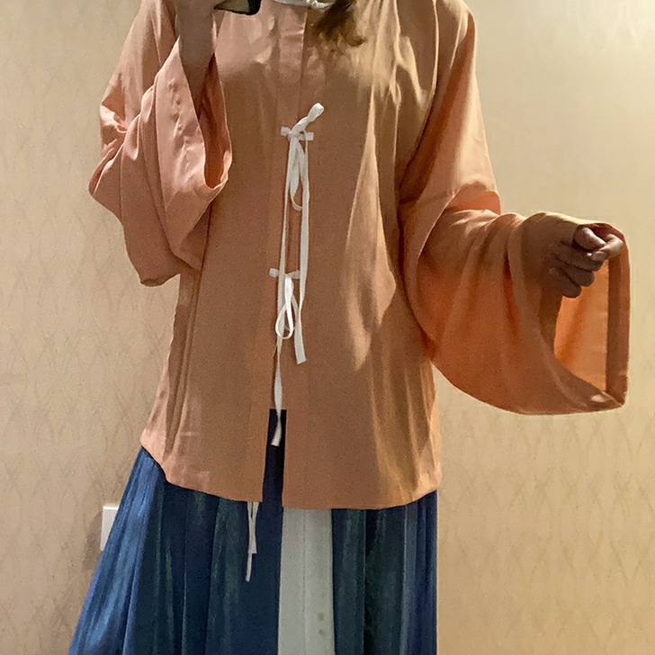 汉服女S码圆领衫2件一起28元非偏包邮出，...