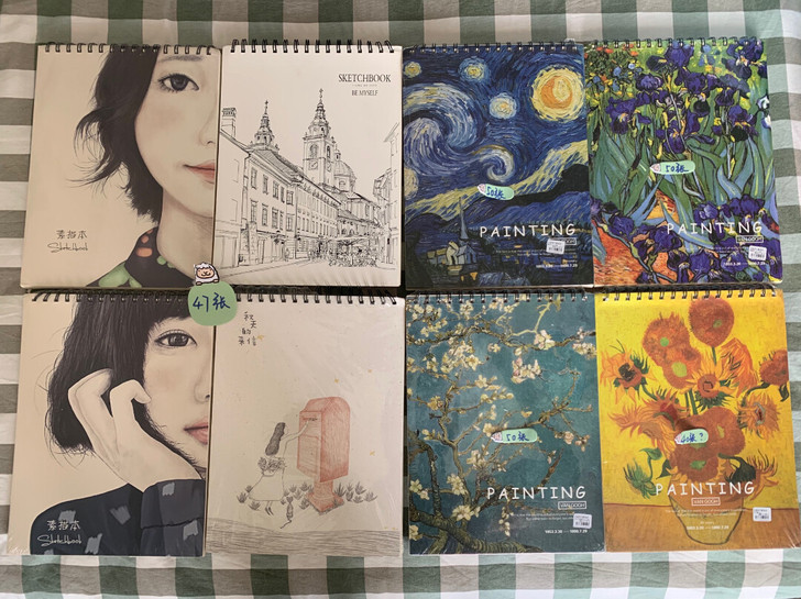 A4素描本上翻线圈绘画本