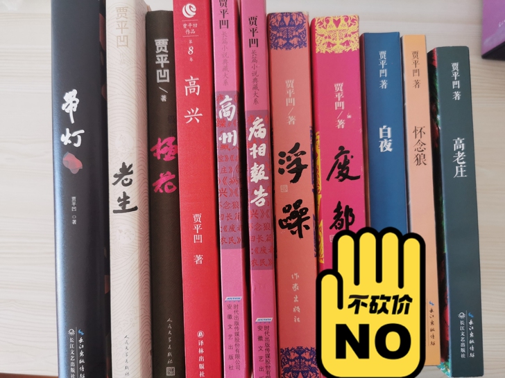 贾平凹作品《带灯》《老生》《极花》《废都》...