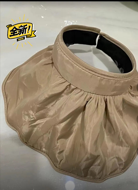 韩国百搭防晒遮脸太阳帽潮贝壳渔夫帽防紫外线...