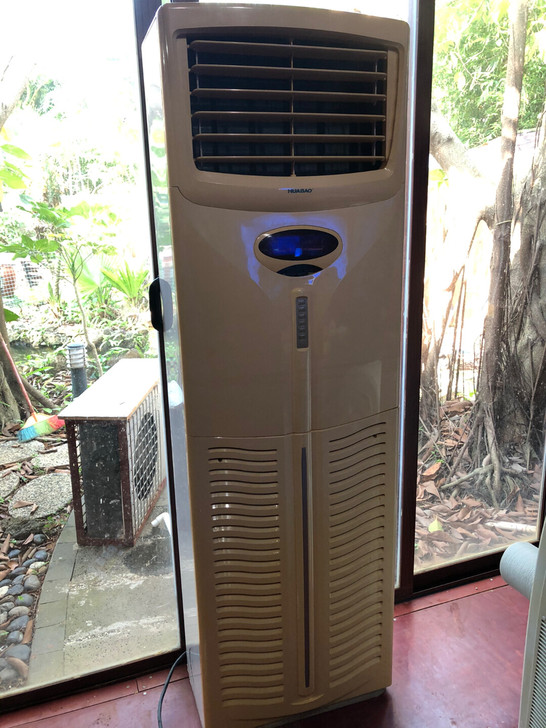 广东科龙空调2匹外机铁壳修复过不影响使用:...