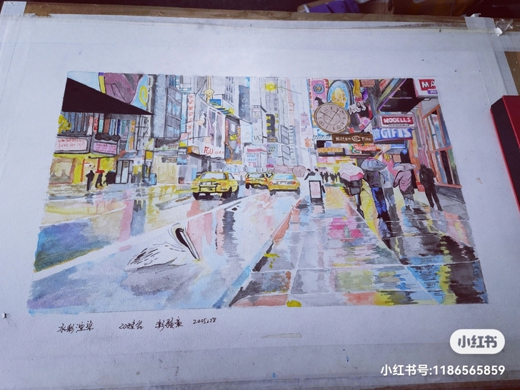 建筑专业大一在读，出售自己纯手绘建筑绘画作...