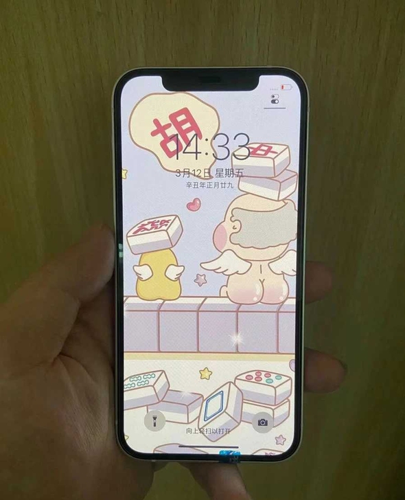 自己用的白色IPhone12