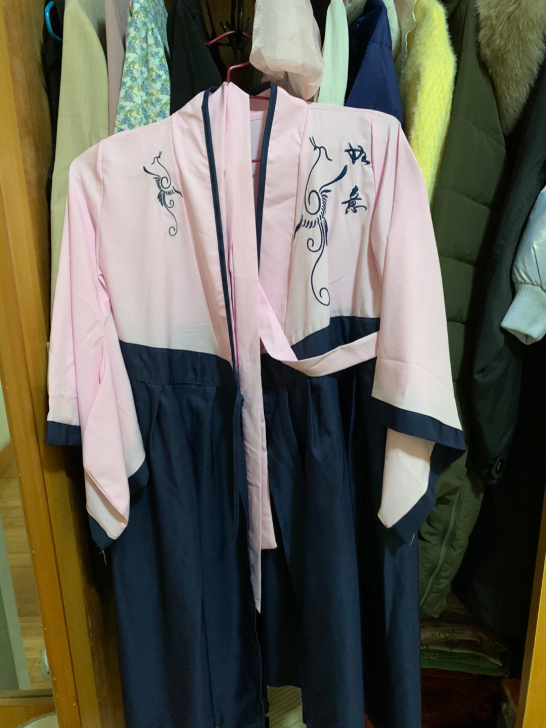 汉服幼儿园搞活动穿了一天买花了48