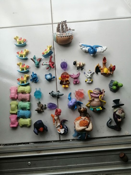 老玩具 橡皮 人鱼 神奇宝贝 杂物 小摆件...