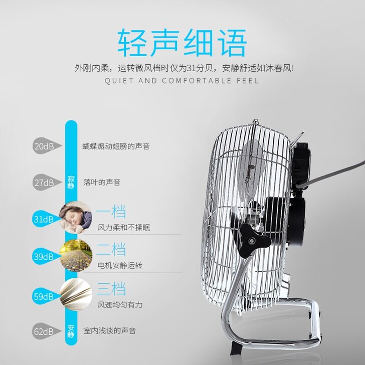【全新包邮】趴地扇工业电风扇工厂直销