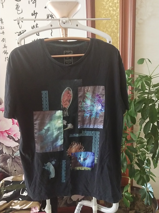 ，男士短袖便宜出胸围108衣长66新旧如图