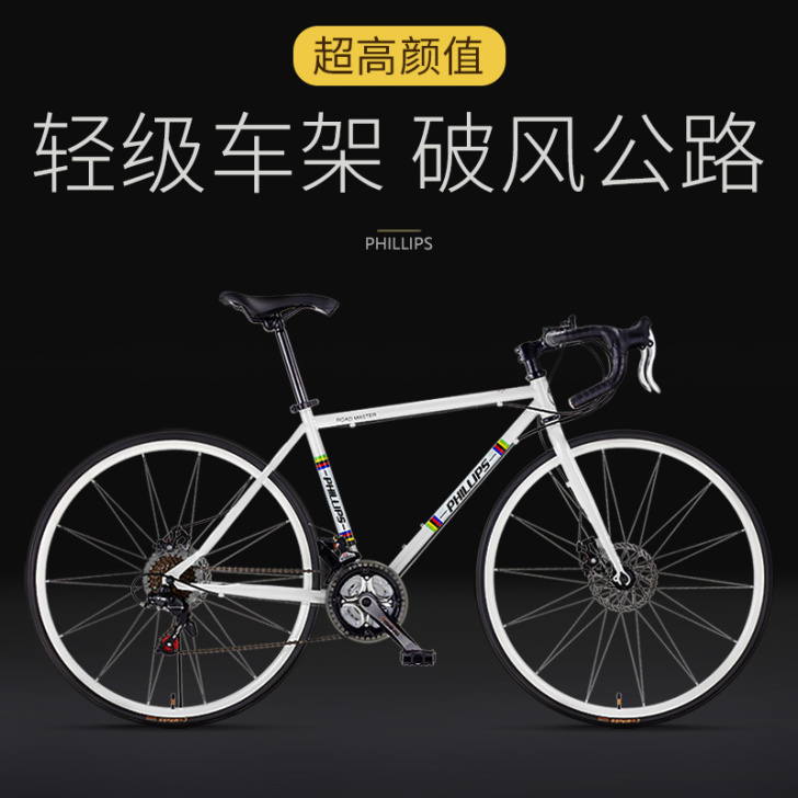 PHILLIPS/菲利普 公路自行车九成新...