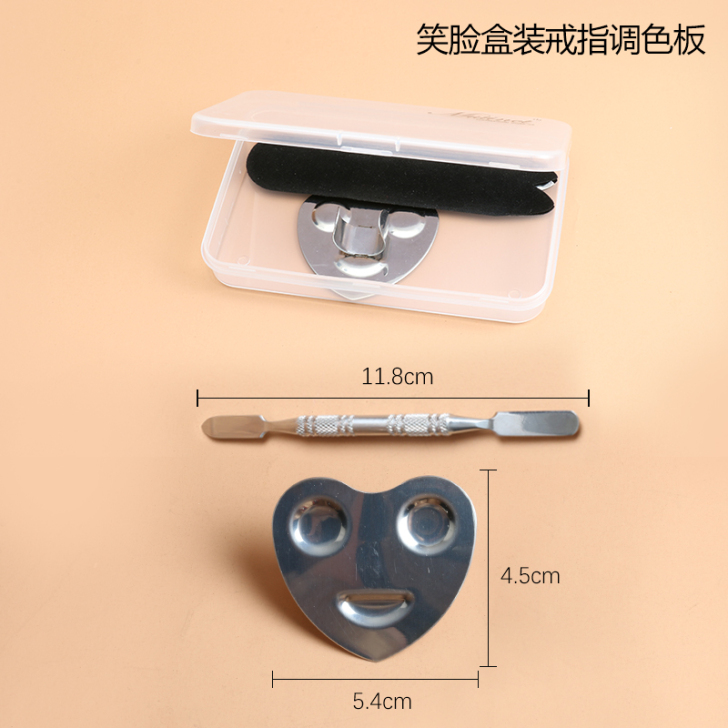粉底液调色盘彩绘膏调合专业彩妆调刀美妆工具...