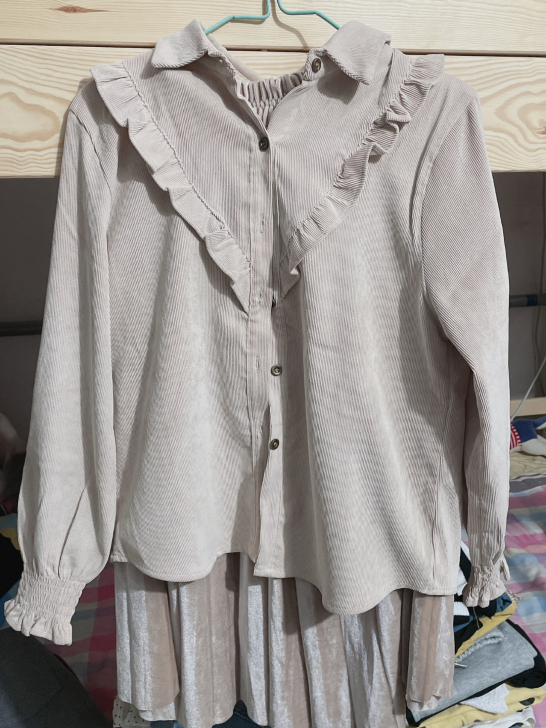 衬衣百褶裙 一套 99新 便宜出