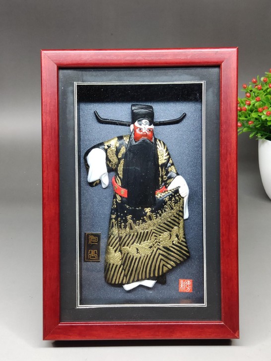 津南拆迁收来的老泥人张纯手工戏剧人物，纯手...