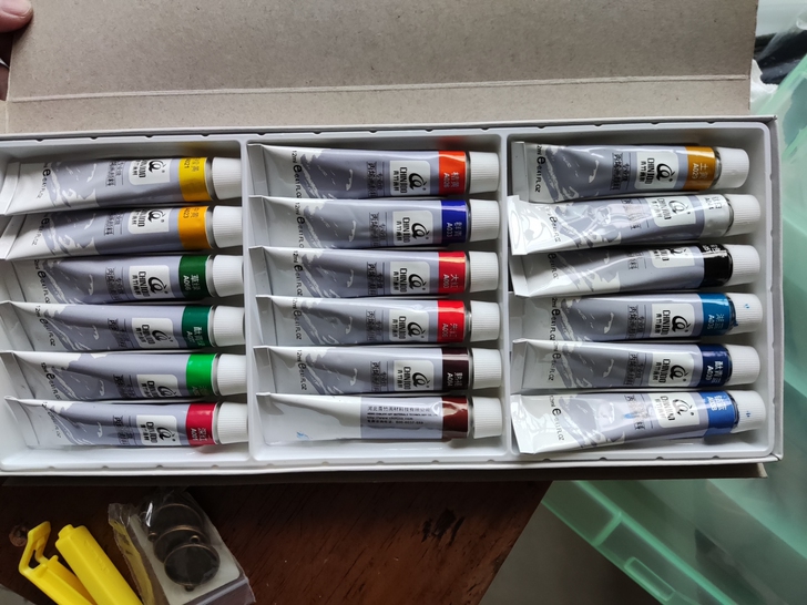 美术生清理画材