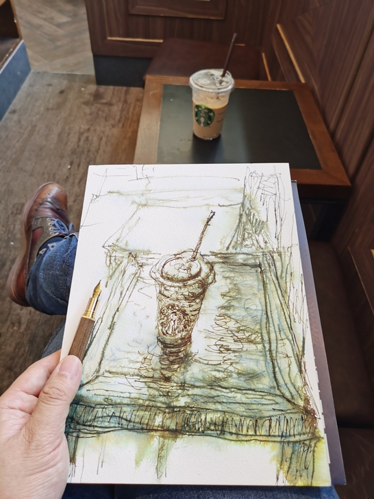 钢笔速写