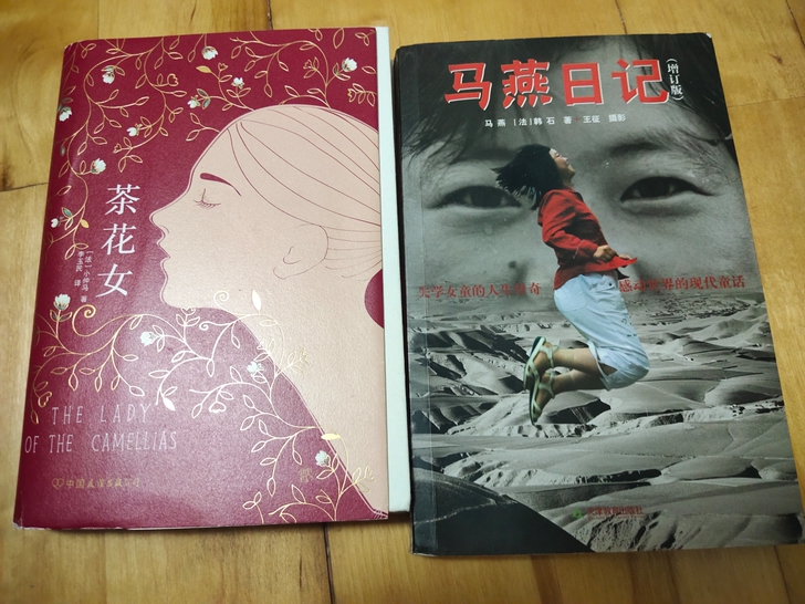 图书《马燕日记》 和《茶花女》 两本一起便...